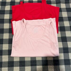 Old Navy Red and Pink Tank Tops